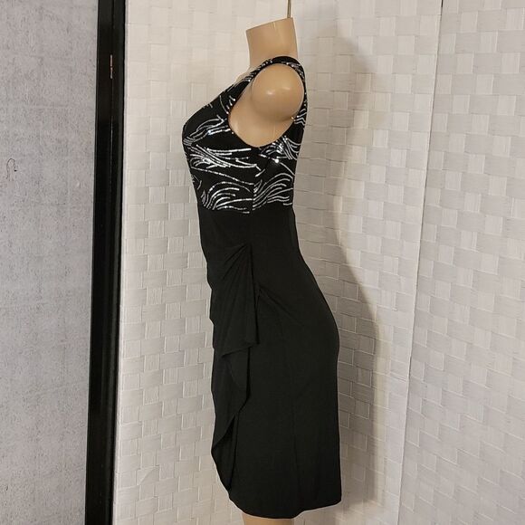 BRAND NEW JBS SIDE RUCHED SLEEVELESS   WITHD ROUNDNECK LINE MINI DRESS - Picture 8 of 13